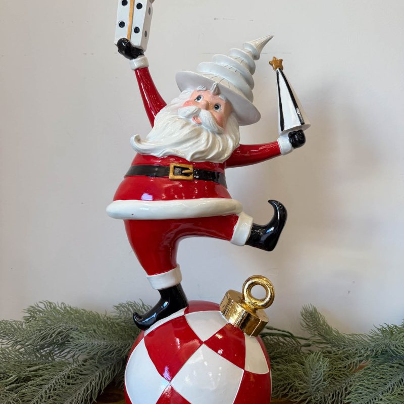 Babbo natale su maxi sfera