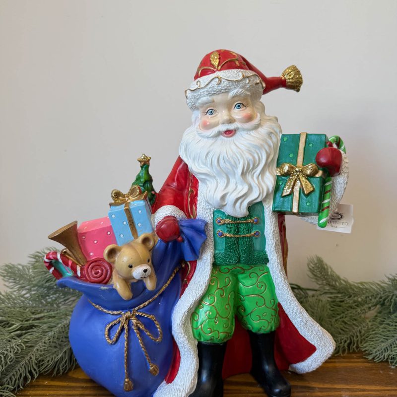 BABBO NATALE CON PACCHI REGALO
